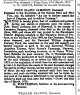 John Bland Jameson (d.1866) Probate Newspaper report